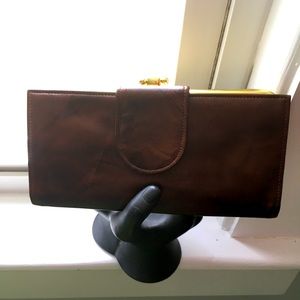 Vintage Leather Buxton Wallet
